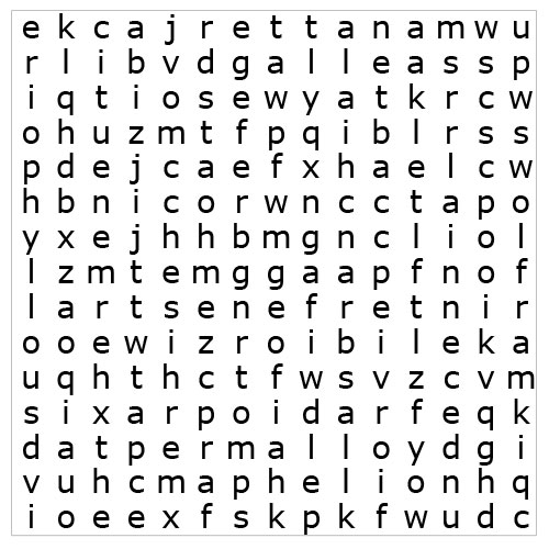 Random Word Search Printable