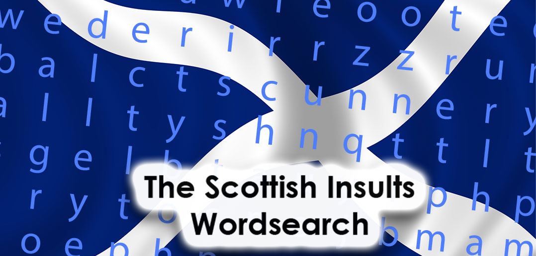 The Scottish Insults Wordsearch