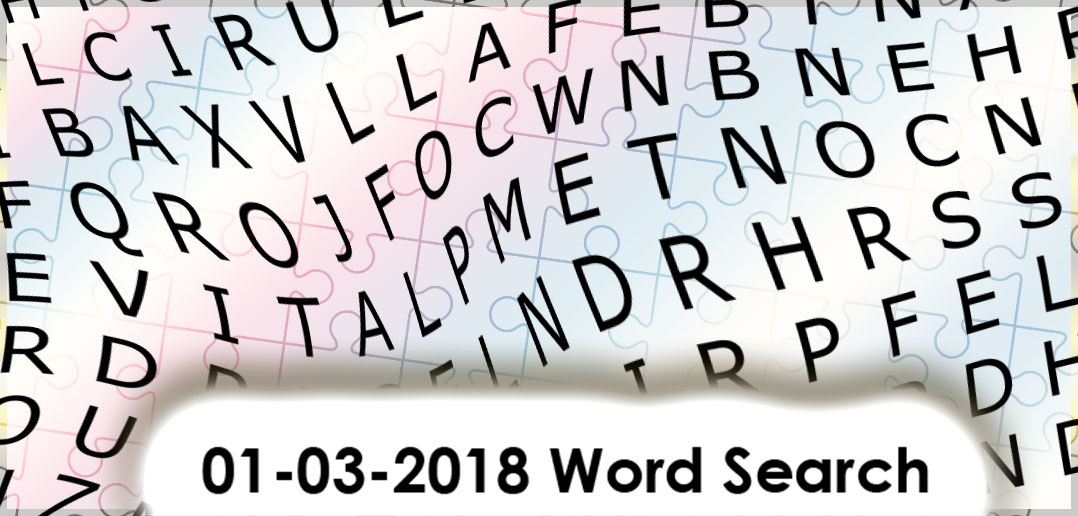 01-03-2018 Word Puzzle