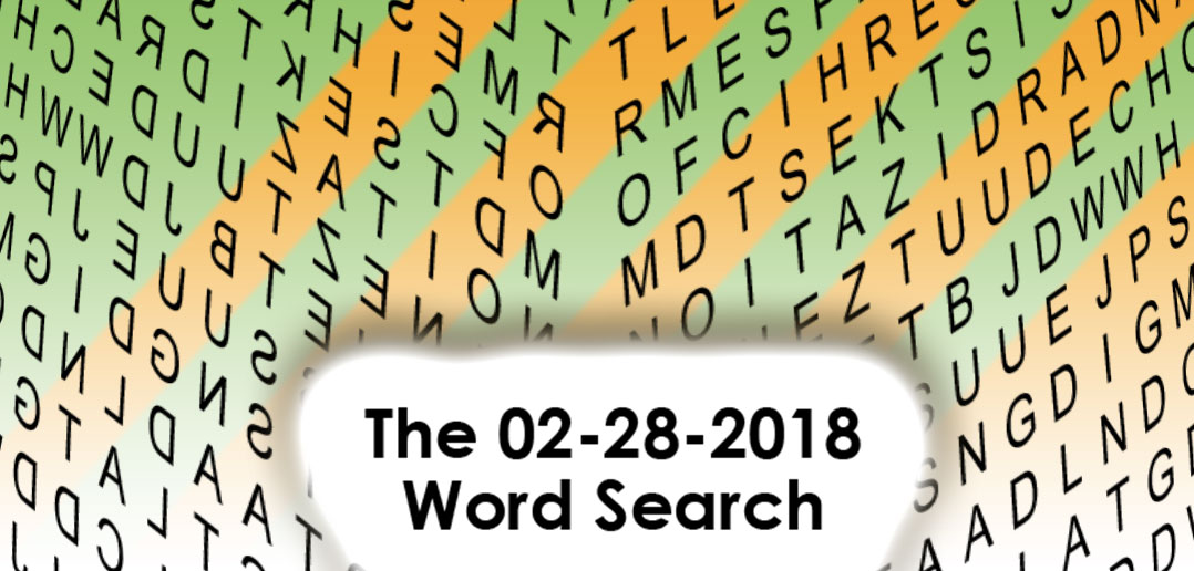 02-28-2018 Word Search
