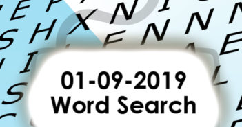 01-09-2019 Word Search